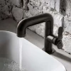Crosswater Union WRAS Approved Mono Basin Mixer Tap - Brushed Black Chrome