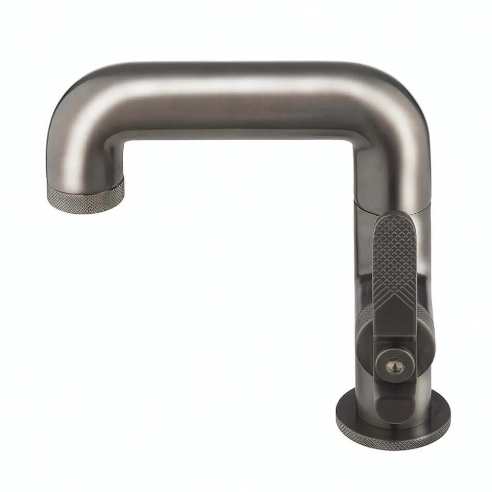 Crosswater Union WRAS Approved Mono Basin Mixer Tap - Brushed Black Chrome