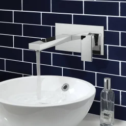Crosswater Verge 2 Hole Wall Mounted Basin Mixer Tap