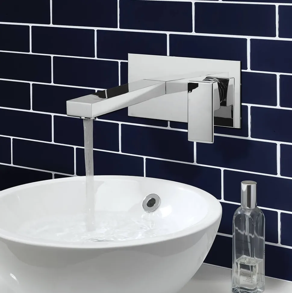 Crosswater Verge 2 Hole Wall Mounted Basin Mixer Tap