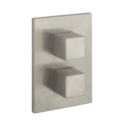 Crosswater Verge Thermostatic 1 Outlet Shower Valve - Crossbox Technology - Brushed Stainless Steel Effect