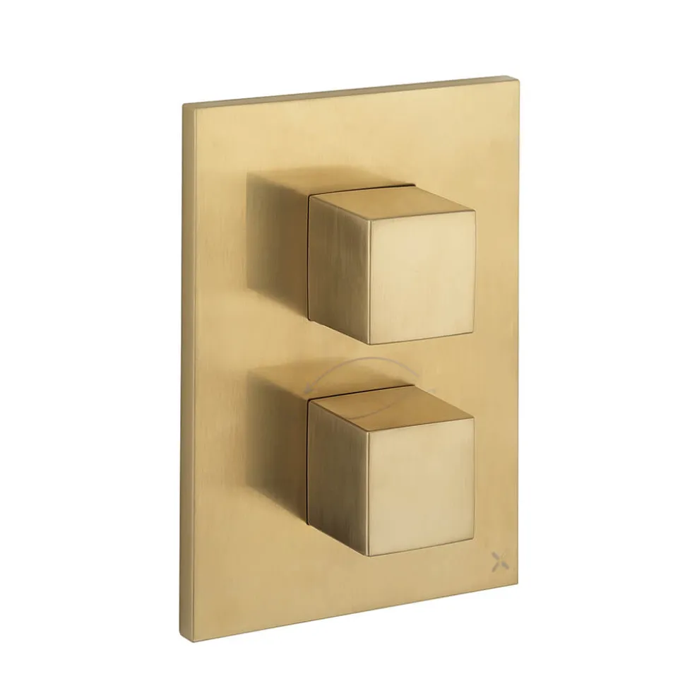 Crosswater Verge Thermostatic 2 Outlet Shower Valve - Crossbox Technology