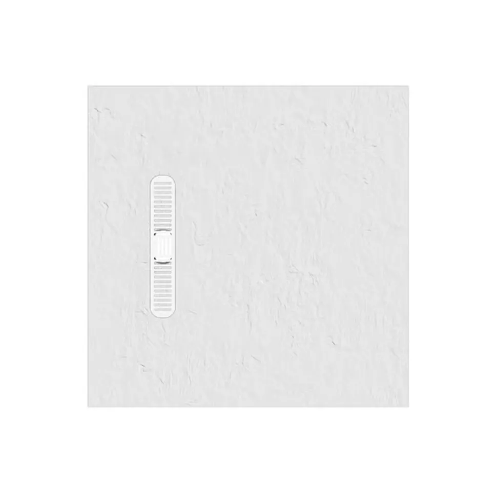 Crosswater Vito 25mm Dolomite Stone Resin Textured Square 900 x 900mm Shower Tray with Linear Waste Cover