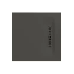 Crosswater Vito 25mm Dolomite Stone Resin Square Shower Tray with Linear Waste Cover