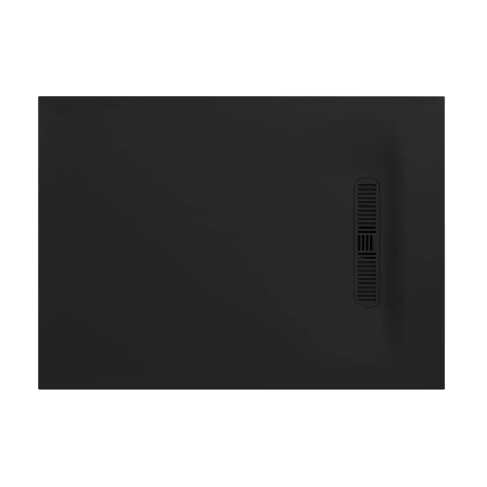 Crosswater Vito 25mm Dolomite Stone Resin Rectangular Shower Tray with Linear Waste Position