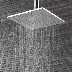 Crosswater Water Square 2 Outlet 2 Handle Shower Bundle - Chrome