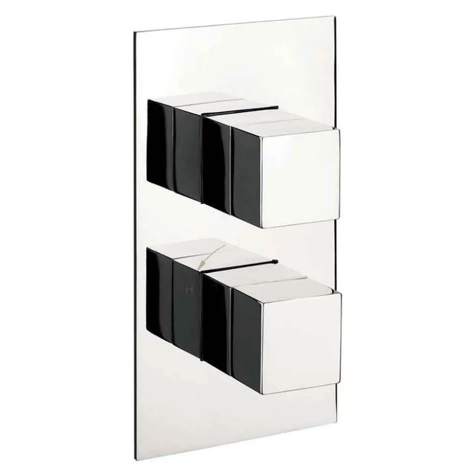 Crosswater Water Square 1 Outlet Concealed Thermostatic Shower Valve