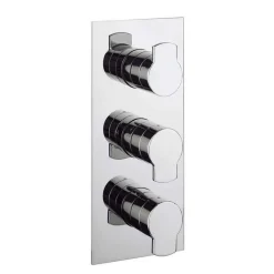 Crosswater Wisp 2 Outlet 3 Handle Concealed Thermostatic Shower Valve
