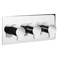 Crosswater Wisp 3 Outlet 3 Handle Concealed Thermostatic Shower Valve