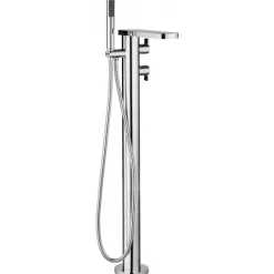 Crosswater Wisp Thermostatic Floorstanding Bath Shower Mixer with Shower Kit
