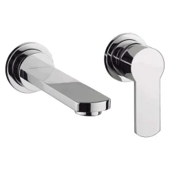 Crosswater Wisp Wall Mounted Basin Valve & Spout Set