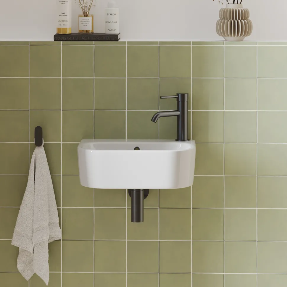 Daisy Wall Hung Cloakroom Basin - 360 x 250mm