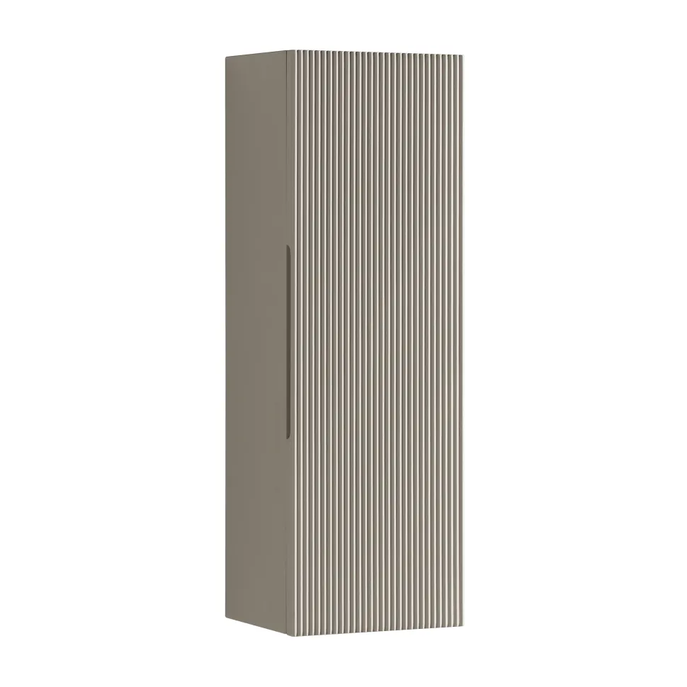 Drench Groove 900mm Fluted Wall Mounted Tall Cabinet