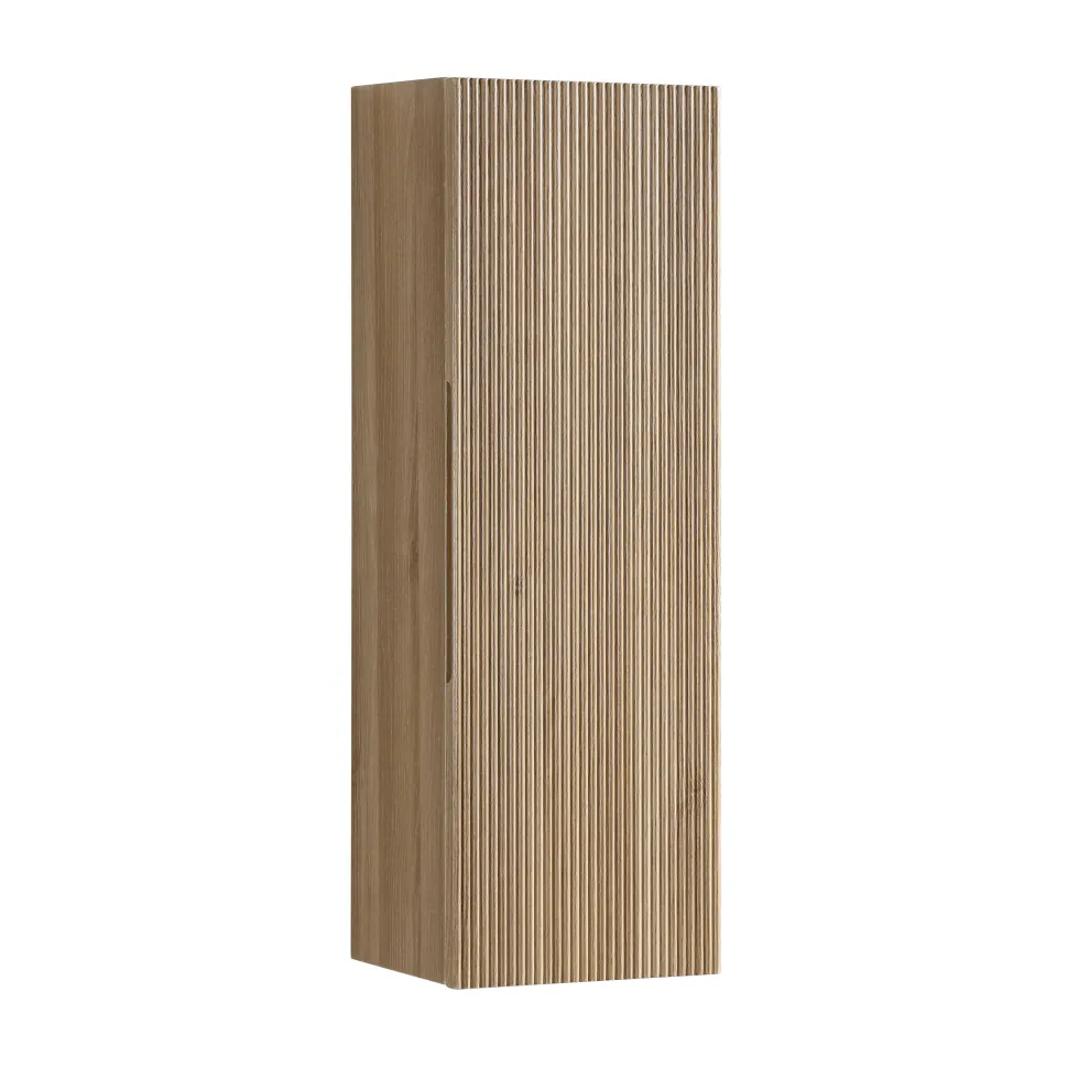 Drench Groove 900mm Fluted Wall Mounted Tall Cabinet