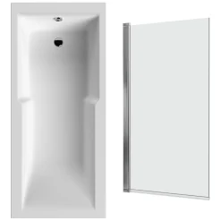 Drench Keyhole Shower Bath & Shower Screen