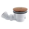 Drench 90mm High Flow Shower Tray Waste - Brushed Bronze