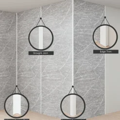 Drench Naturals Bathroom Wall Panel Trim