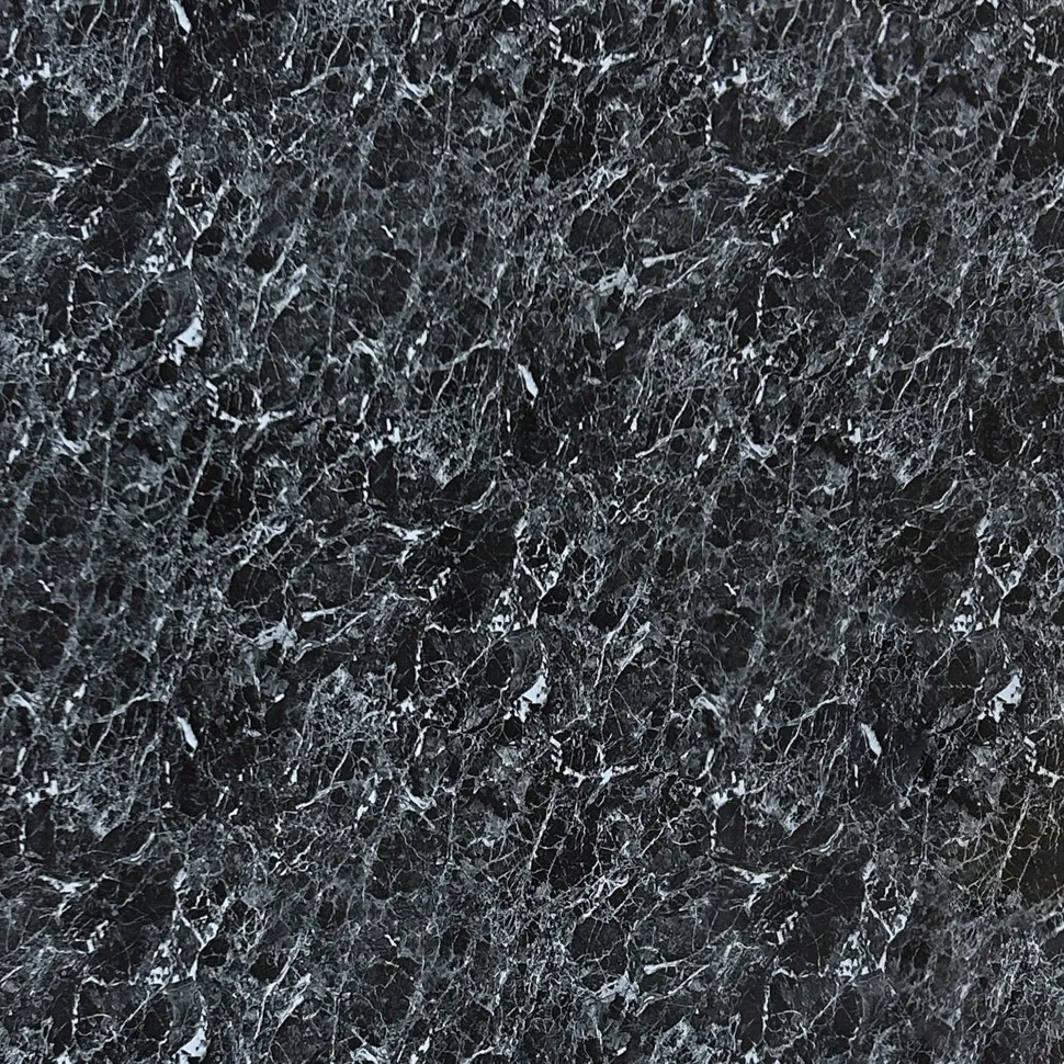 Drench Naturals Black Marble PVC Waterproof Bathroom Wall Panel - 1000 x 2400mm