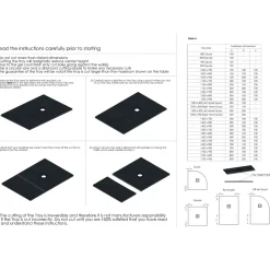 Drench Naturals Graphite Thin Slate-Effect Quadrant Shower Tray
