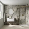 Drench Naturals Matt Slate PVC Waterproof Bathroom Wall Panel - 1000 x 2400mm