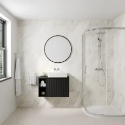 Drench Naturals Pergamon Marble PVC Waterproof Bathroom Wall Panel - 1000 x 2400mm