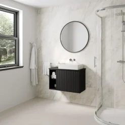 Drench Naturals Pergamon Marble PVC Waterproof Bathroom Wall Panel - 1000 x 2400mm