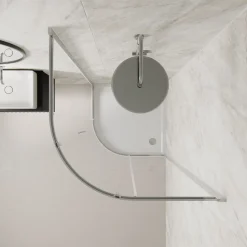 Drench Naturals Pergamon Marble PVC Waterproof Bathroom Wall Panel - 1000 x 2400mm