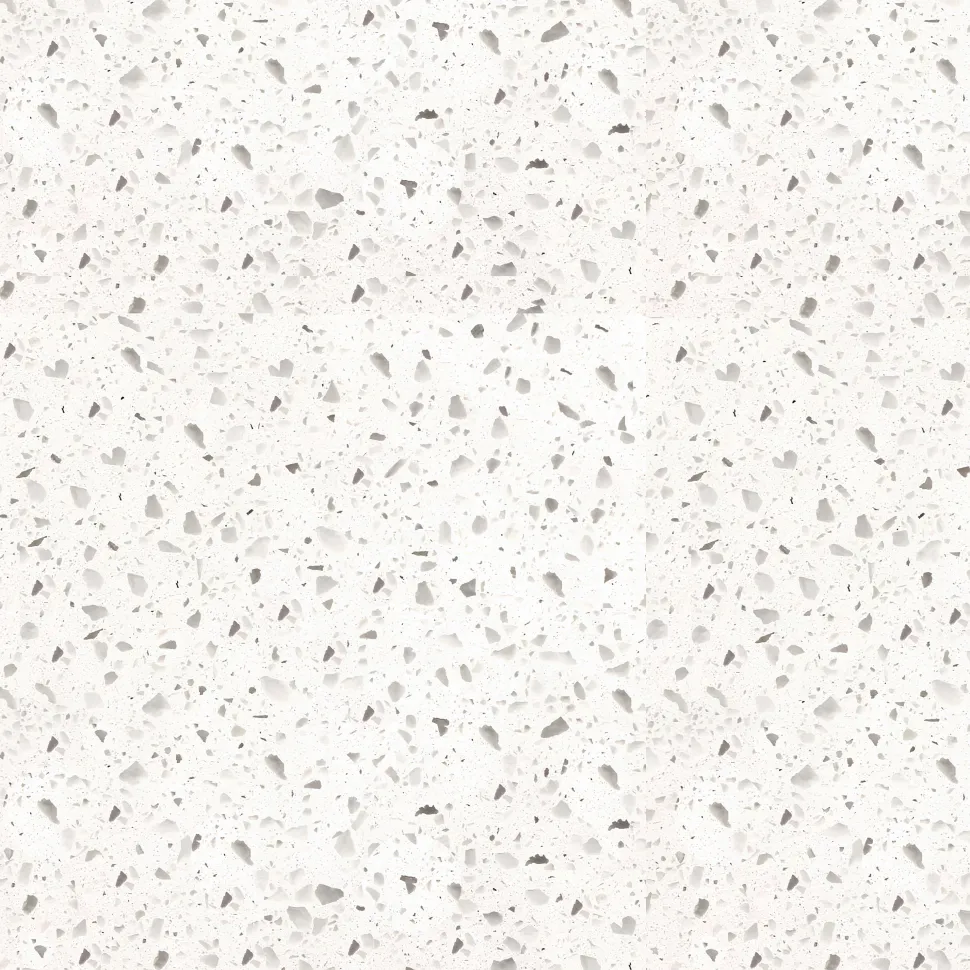 Drench Naturals White Terrazzo PVC Waterproof Bathroom Wall Panel - 1000 x 2400mm