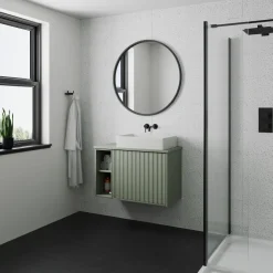 Drench Naturals White Terrazzo PVC Waterproof Bathroom Wall Panel - 1000 x 2400mm