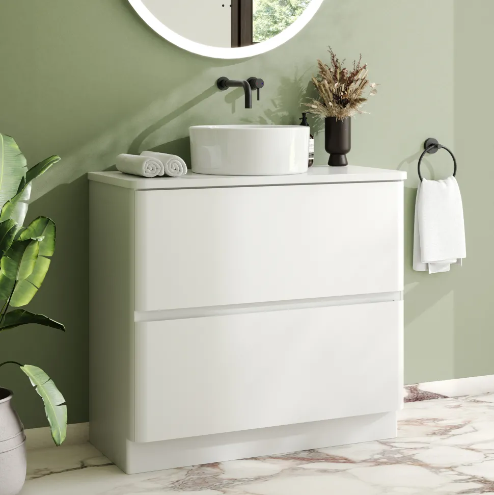 Drench Origin 900mm Floorstanding Vanity Unit & Countertop