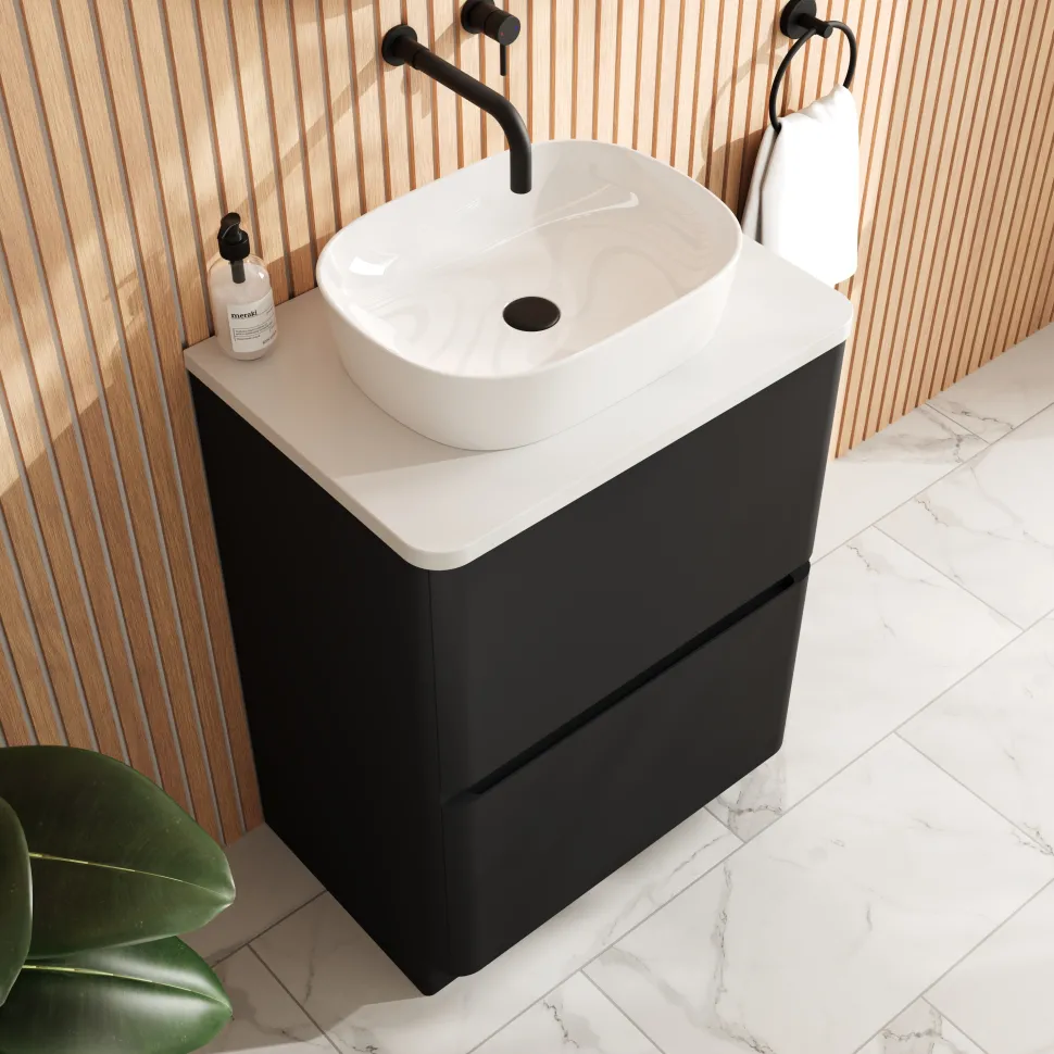 Drench Origin 600mm Floorstanding Vanity Unit & Countertop