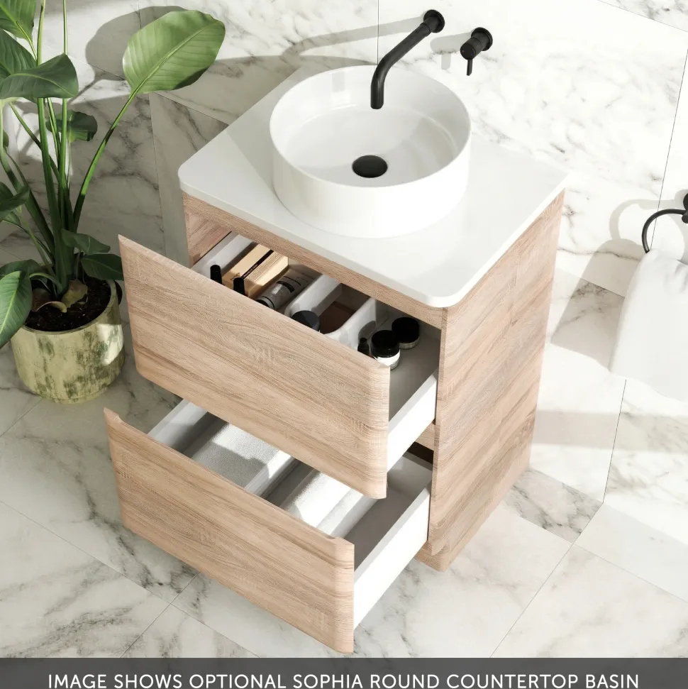 Drench Origin 600mm Floorstanding Vanity Unit & Countertop