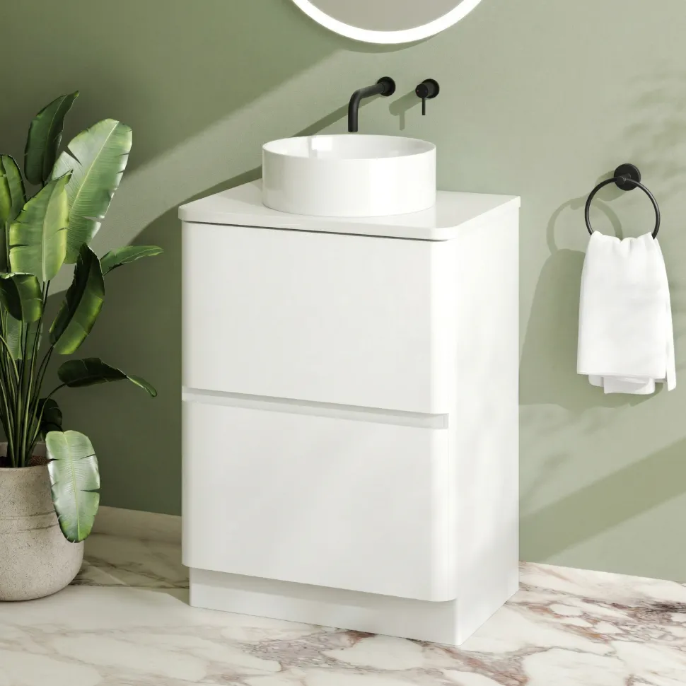 Drench Origin 600mm Floorstanding Vanity Unit & Countertop