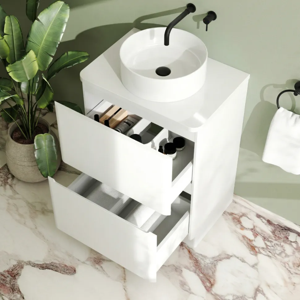 Drench Origin 600mm Floorstanding Vanity Unit & Countertop