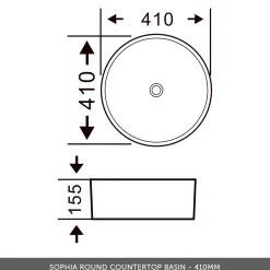 Drench Origin 1200mm Fluted Floorstanding Vanity Unit & Countertop