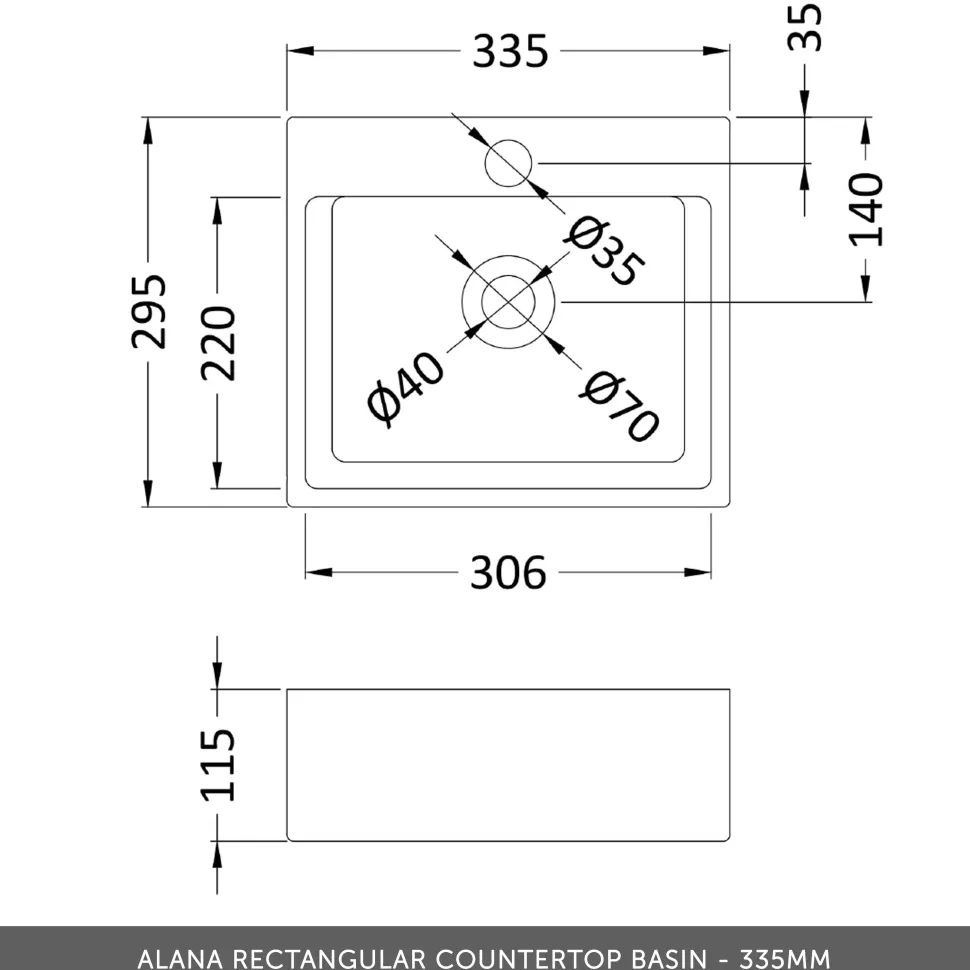 Drench Origin 500mm Fluted Wall Mounted Vanity Unit & Countertop