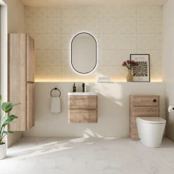 Drench Origin 500mm Fluted Wall Mounted Vanity Unit & Basin