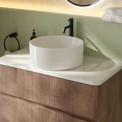Drench Origin 900mm Fluted Wall Mounted Vanity Unit & Countertop