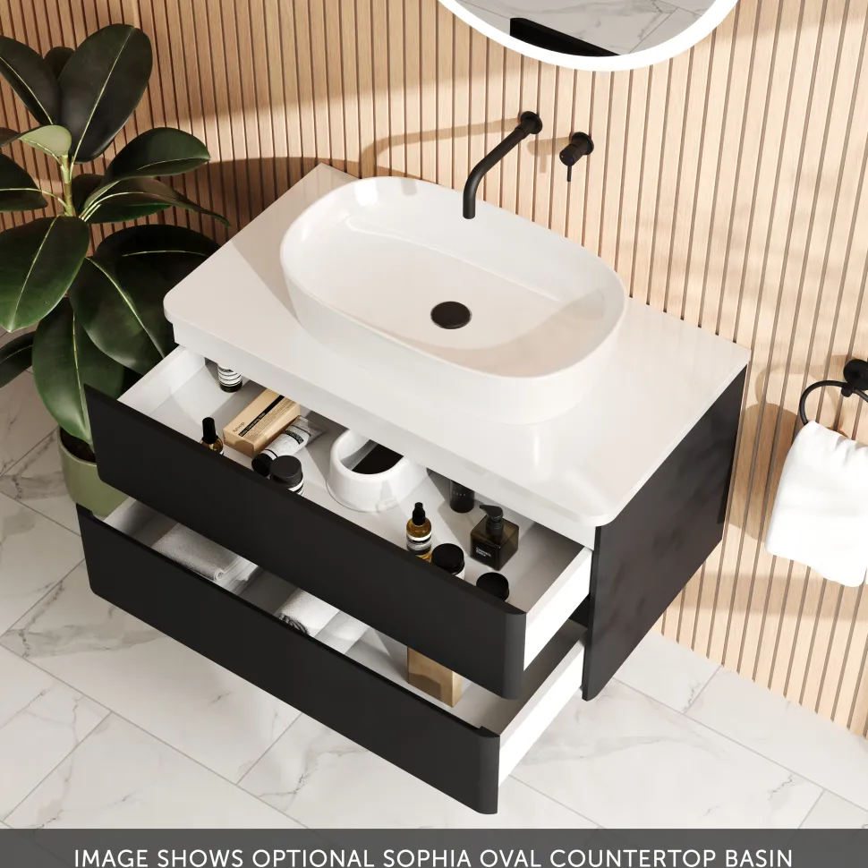 Drench Origin 900mm Wall Mounted Vanity Unit & Countertop