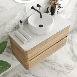 Drench Origin 900mm Wall Mounted Vanity Unit & Countertop