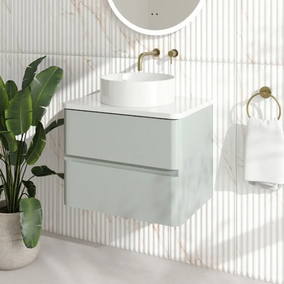 Drench Origin 600mm Wall Mounted Vanity Unit & Countertop