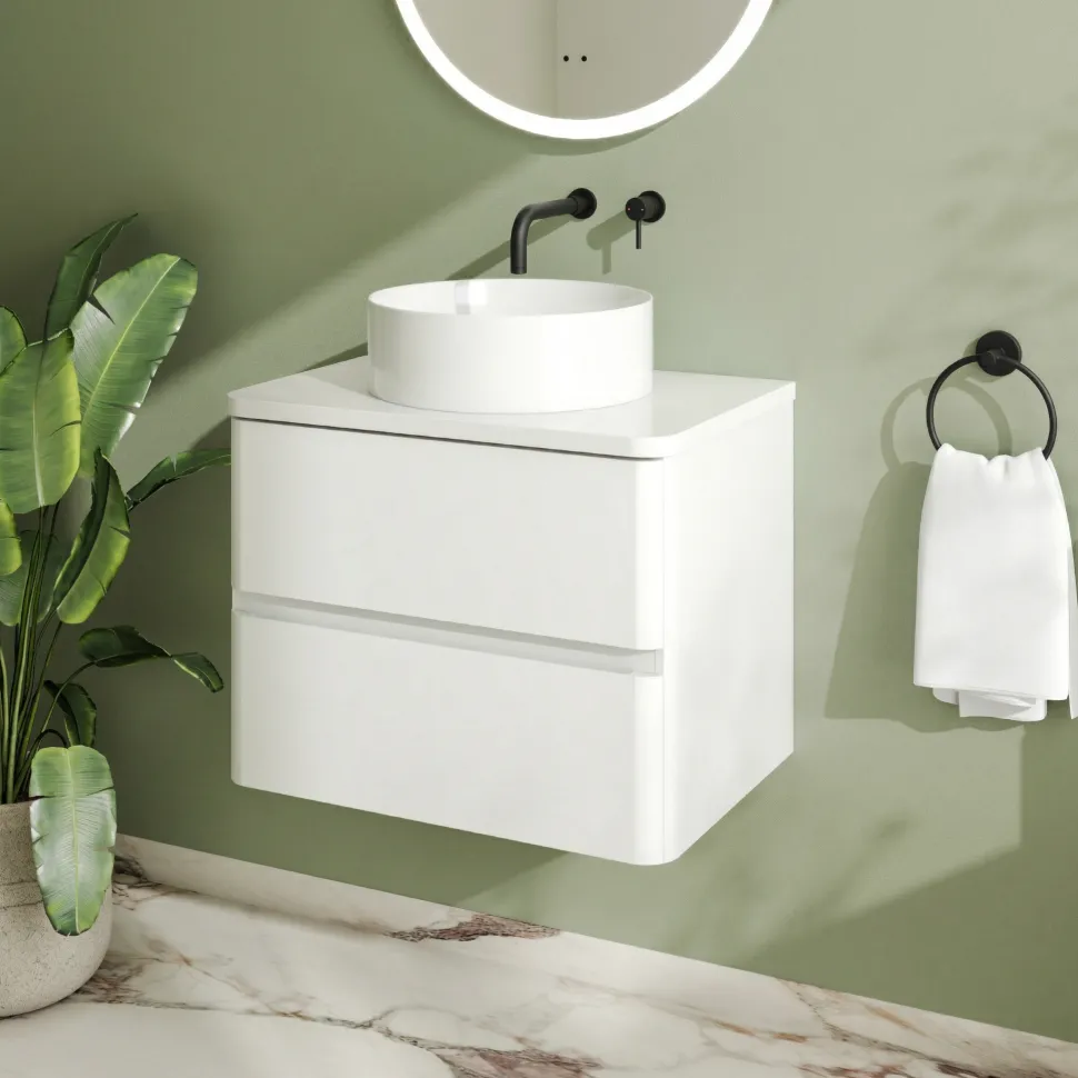 Drench Origin 600mm Wall Mounted Vanity Unit & Countertop