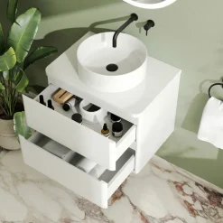 Drench Origin 600mm Wall Mounted Vanity Unit & Countertop