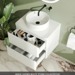 Drench Origin 600mm Wall Mounted Vanity Unit & Countertop