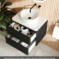 Drench Origin 600mm Wall Mounted Vanity Unit & Countertop