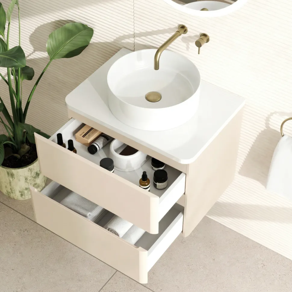 Drench Origin 600mm Wall Mounted Vanity Unit & Countertop
