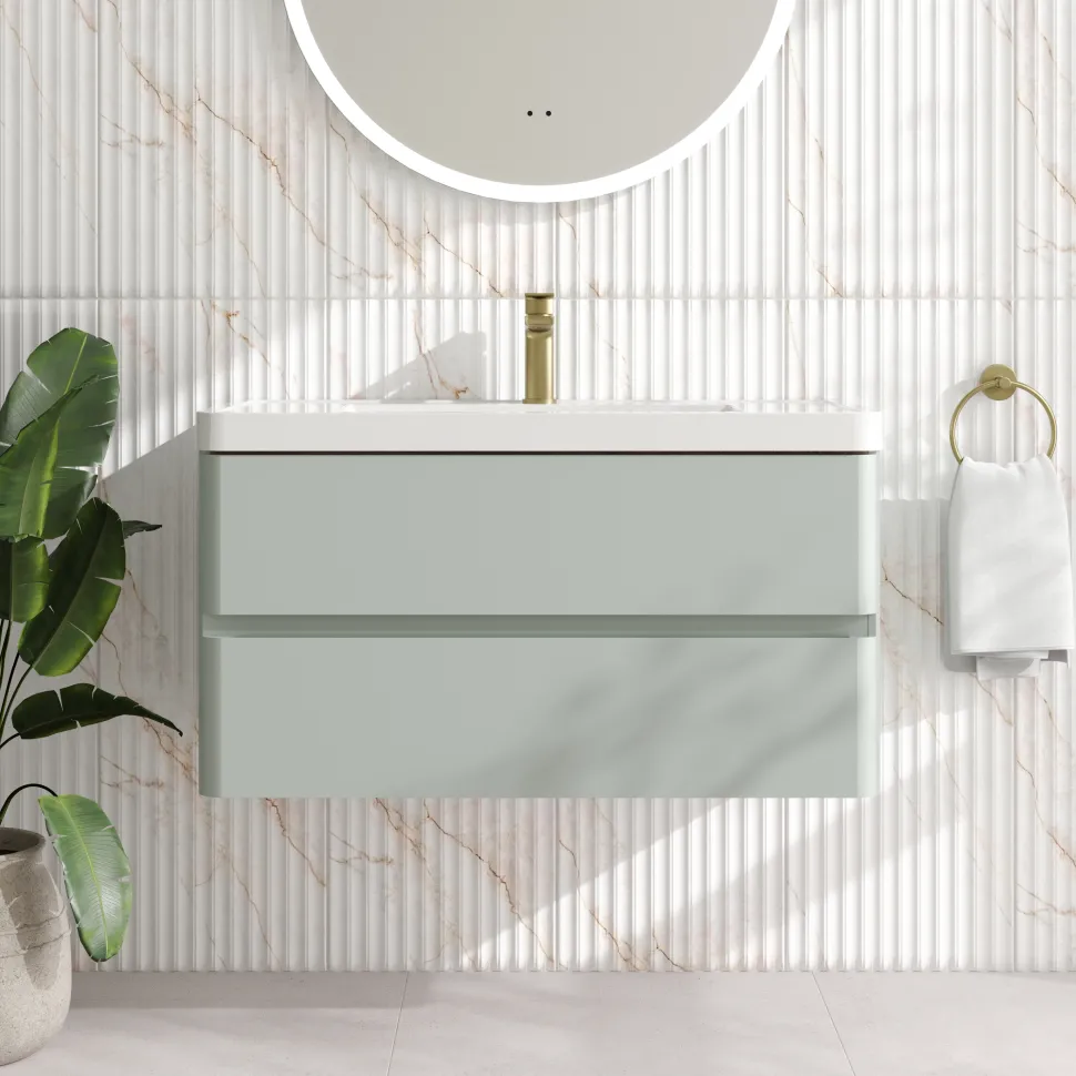 Drench Origin 900mm Wall Mounted Vanity Unit & Basin