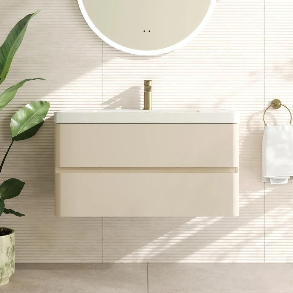 Drench Origin 900mm Wall Mounted Vanity Unit & Basin