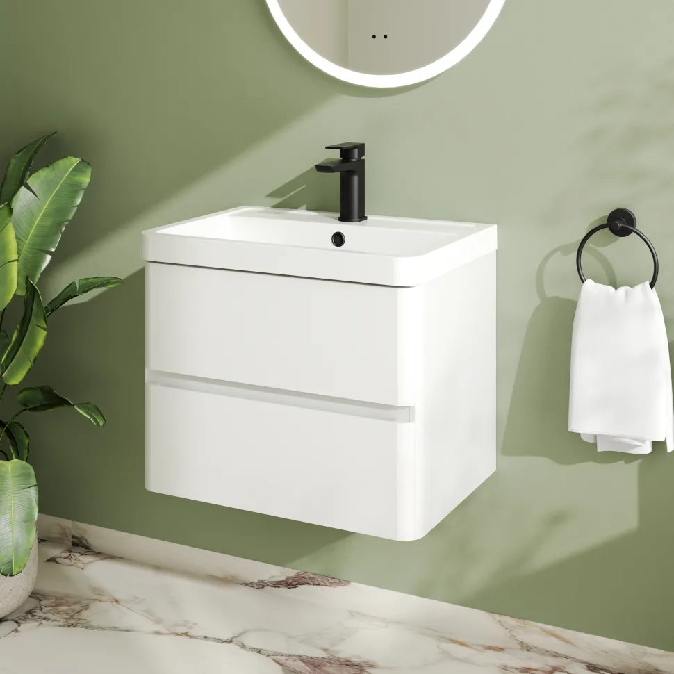 Drench Origin 600mm Wall Mounted Vanity Unit & Basin