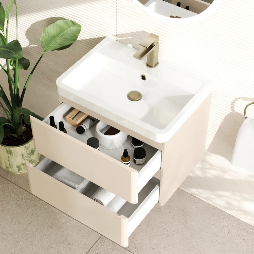 Drench Origin 600mm Wall Mounted Vanity Unit & Basin
